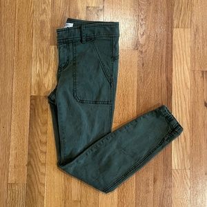 LOFT Green Skinny Jeans